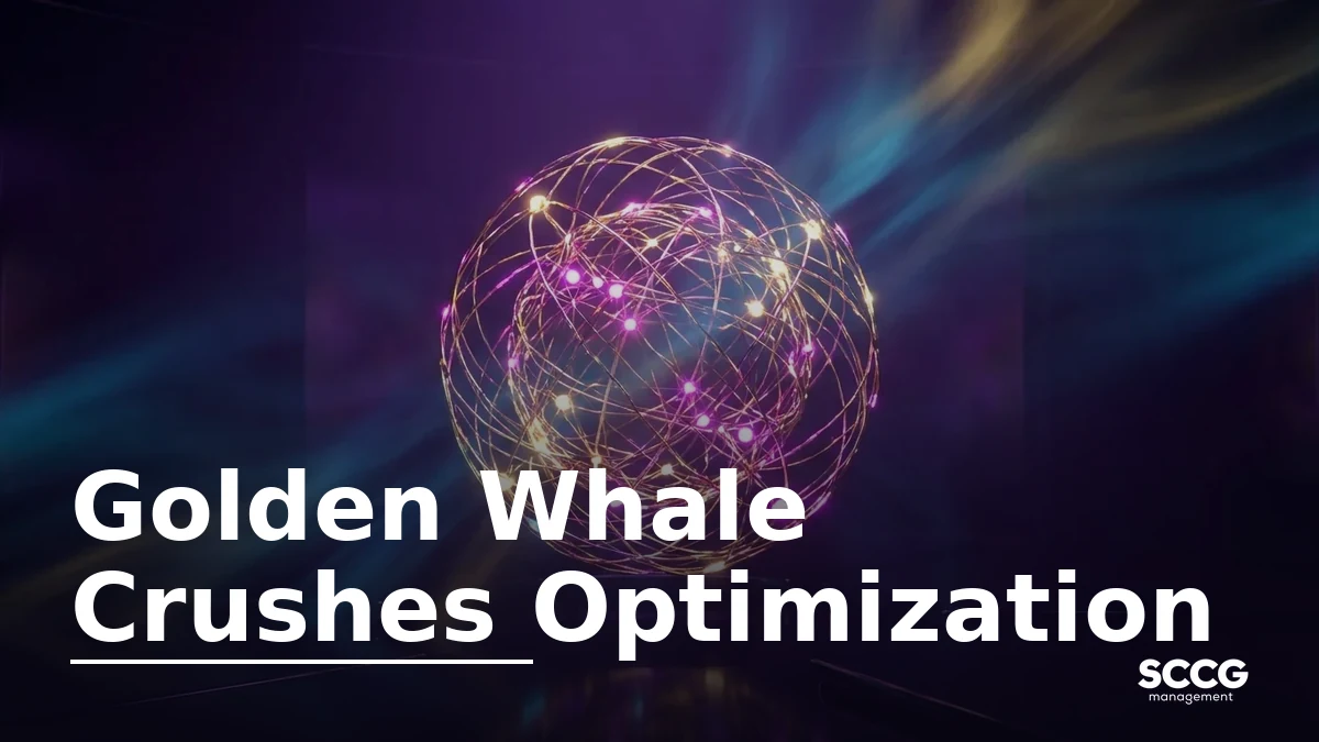 Machine Learning – Golden Whale produces huge gains in optimization beyond the one-size-fits-all approach