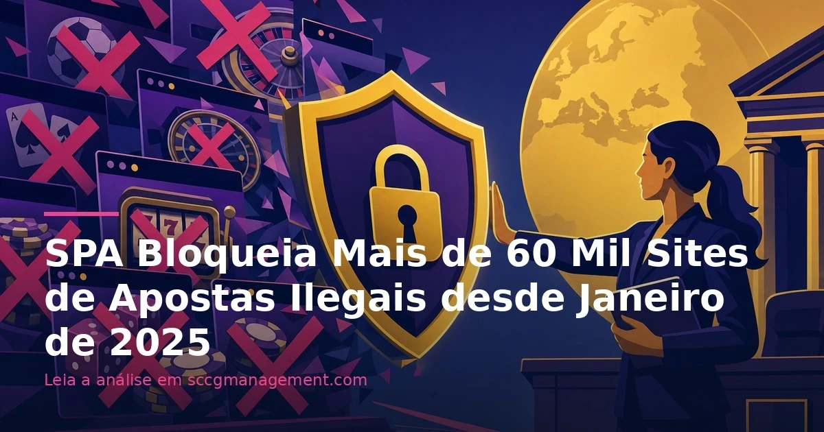 SPA Bloqueia Mais de 60 Mil Sites de Apostas Ilegais desde Janeiro de 2025