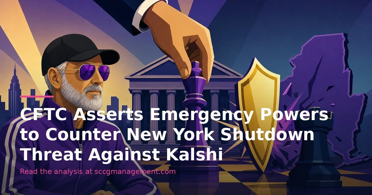 CFTC Asserts Emergency Powers to Counter New York Shutdown Threat Against Kalshi