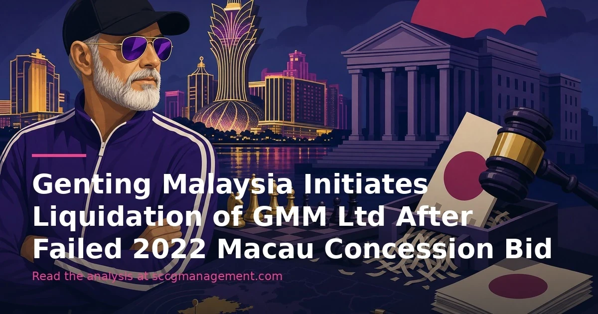Genting Malaysia Initiates Liquidation of GMM Ltd After Failed 2022 Macau Concession Bid