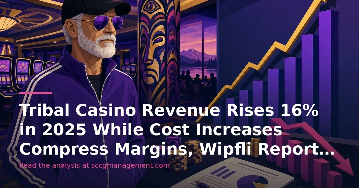 Tribal Casino Revenue Rises 16% in 2025 While Cost Increases Compress Margins, Wipfli Report Shows