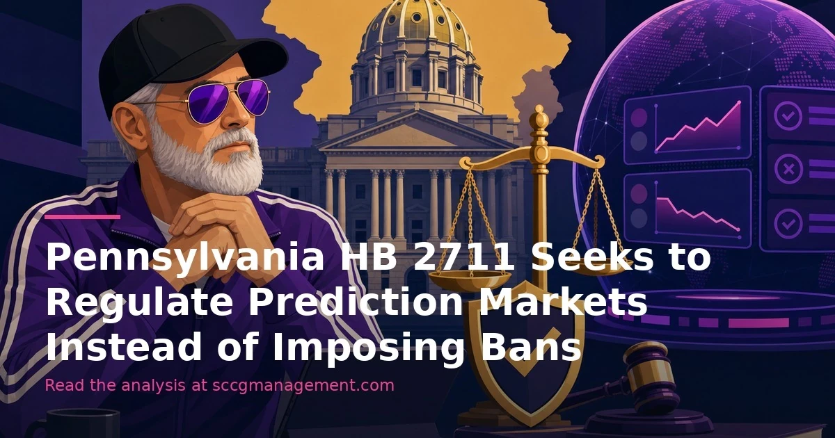 Pennsylvania HB 2711 Seeks to Regulate Prediction Markets Instead of Imposing Bans