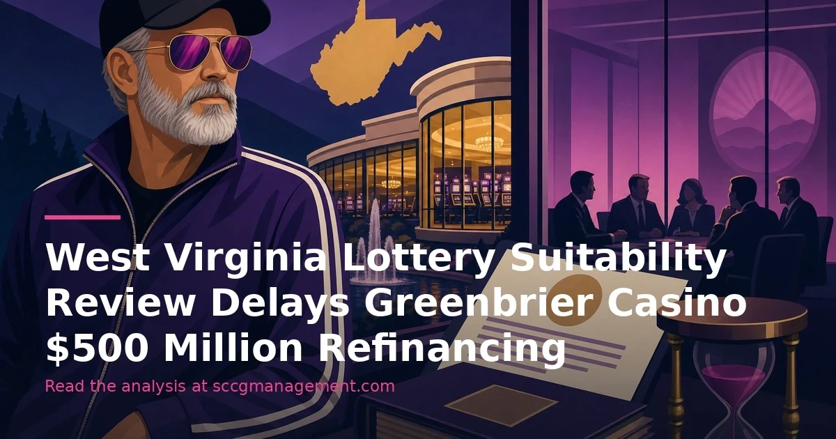 West Virginia Lottery Suitability Review Delays Greenbrier Casino $500 Million Refinancing