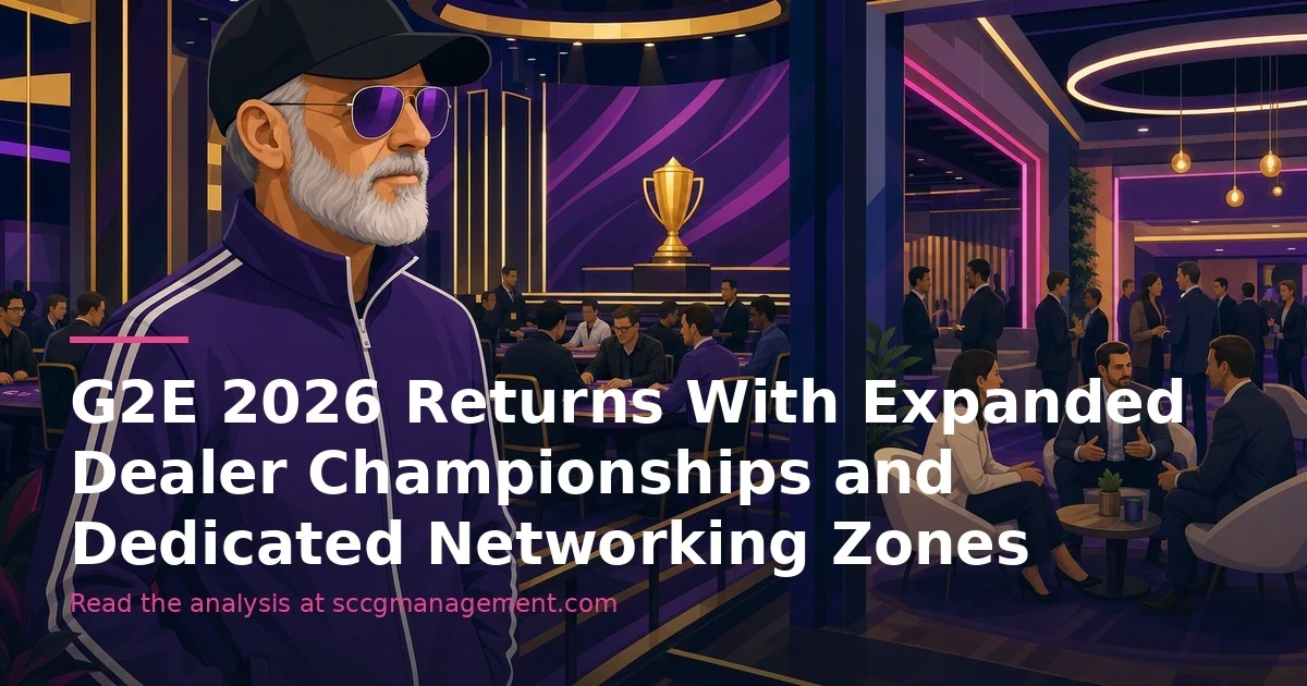 G2E 2026 Returns With Expanded Dealer Championships and Dedicated Networking Zones