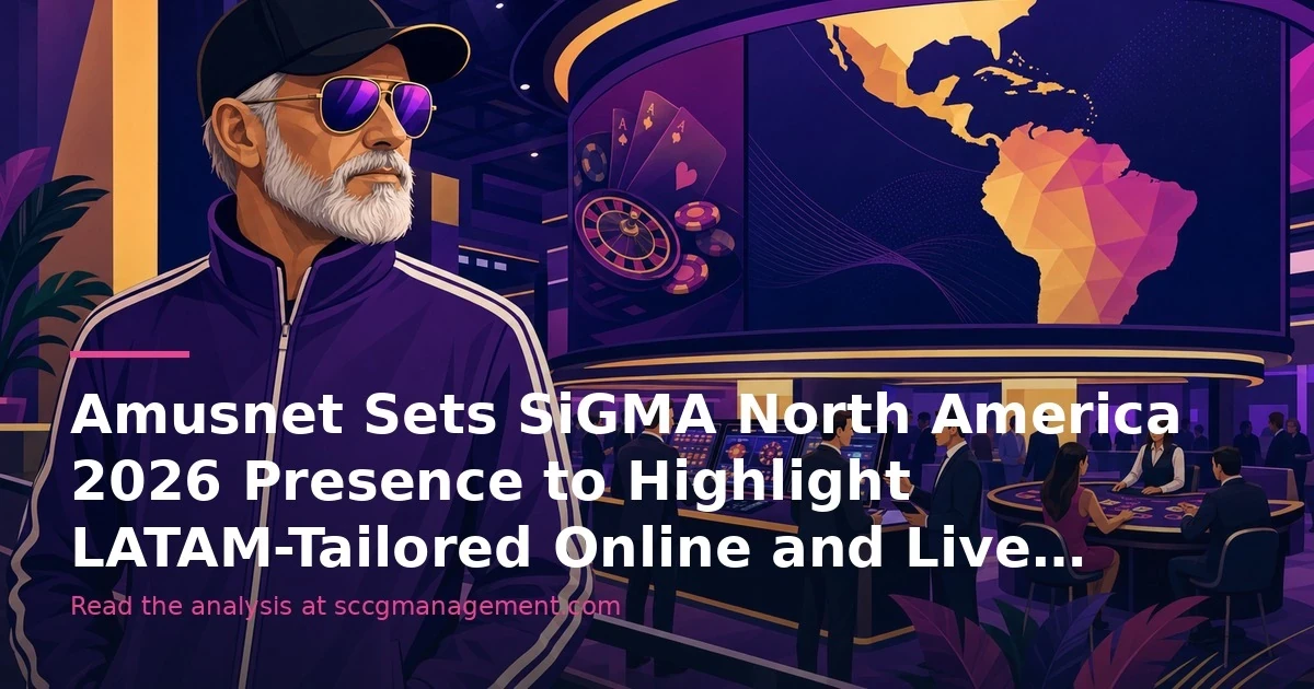 Amusnet Sets SiGMA North America 2026 Presence to Highlight LATAM-Tailored Online and Live Casino Solutions