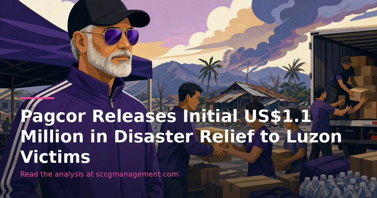 Pagcor Releases Initial US$1.1 Million in Disaster Relief to Luzon Victims