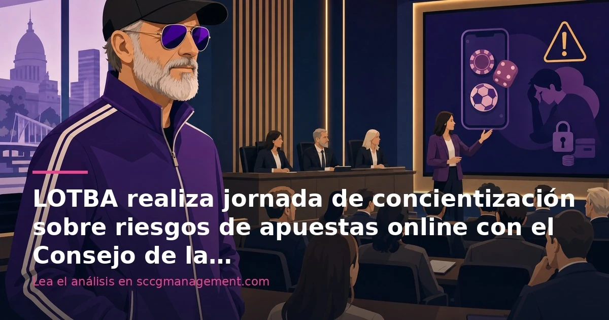 LOTBA realiza jornada de concientización sobre riesgos de apuestas online con el Consejo de la Magistratura de CABA