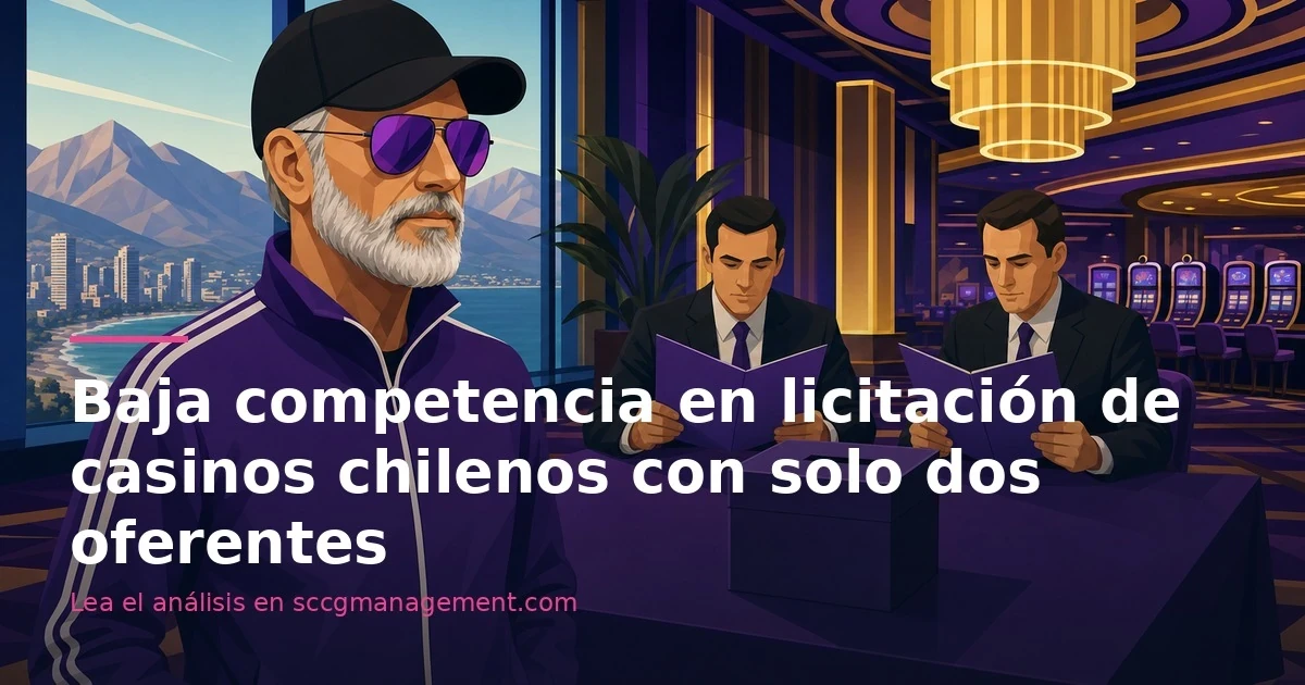 Baja competencia en licitación de casinos chilenos con solo dos oferentes