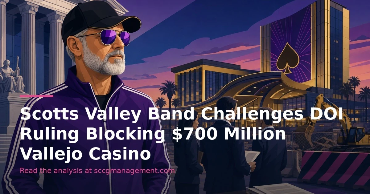 Scotts Valley Band Challenges DOI Ruling Blocking $700 Million Vallejo Casino