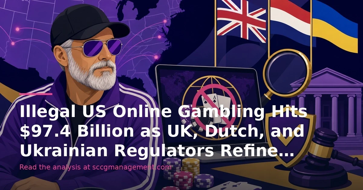 Illegal US Online Gambling Hits $97.4 Billion as UK, Dutch, and Ukrainian Regulators Refine Oversight