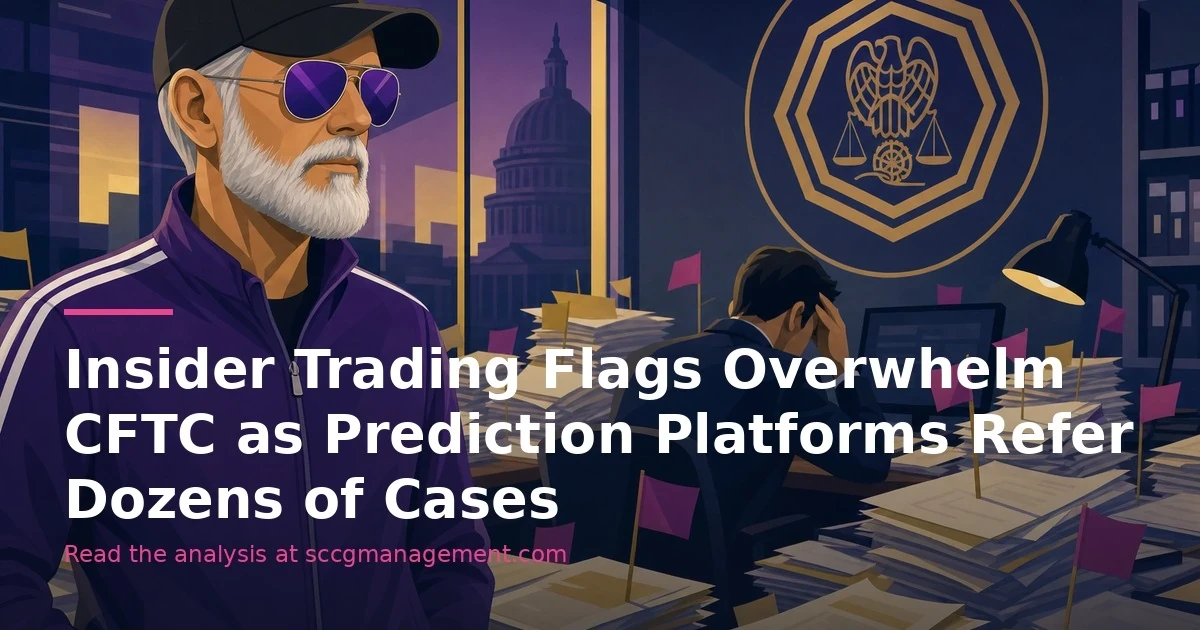 Insider Trading Flags Overwhelm CFTC as Prediction Platforms Refer Dozens of Cases