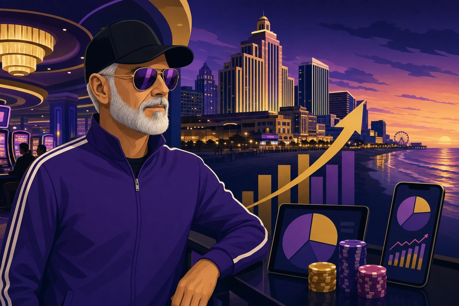Atlantic City Casinos Post Highest July GGR Since 2012 as Retail Tops Online