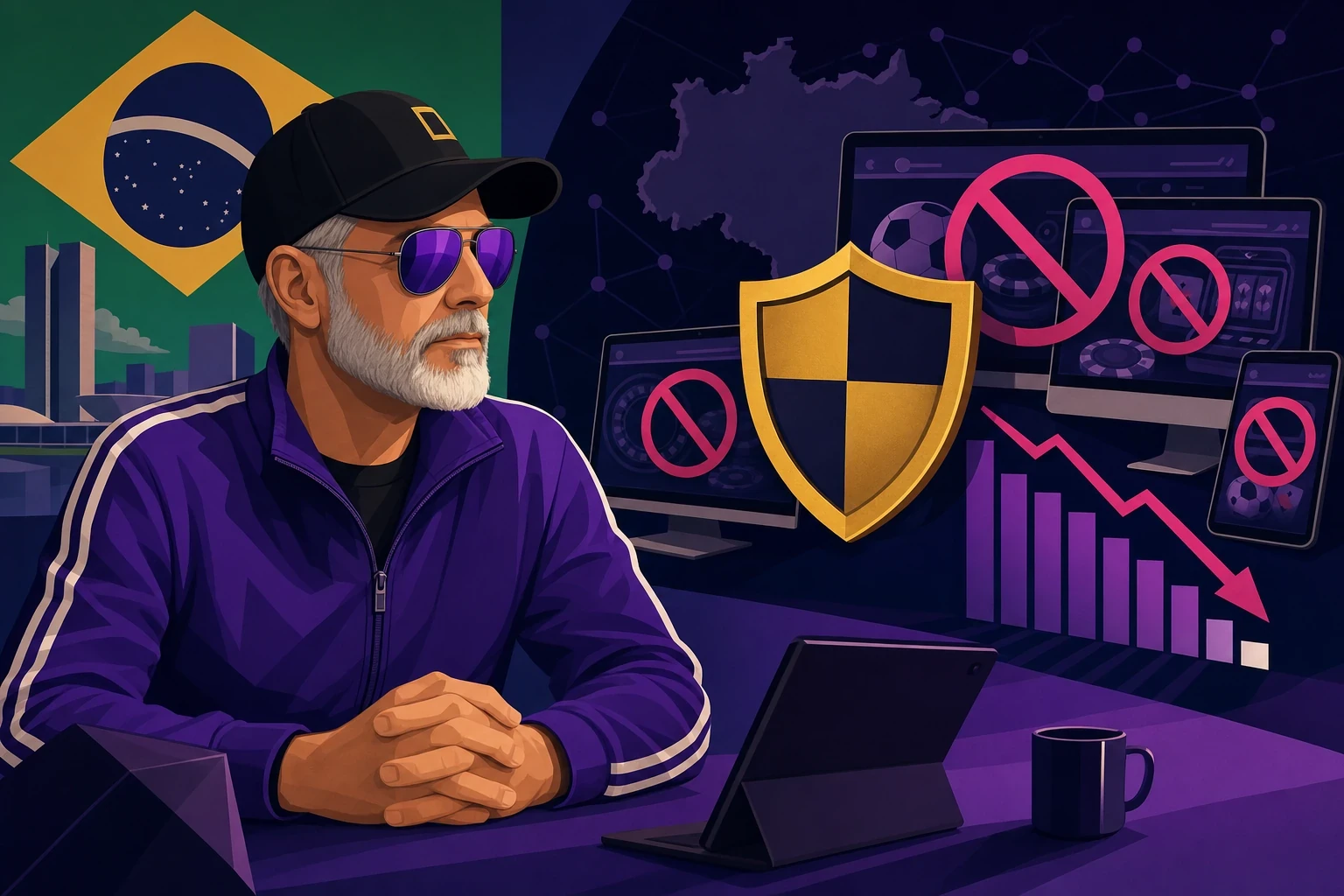 Brasil bloqueia mais de 60 mil sites de apostas ilegais com declínio na fatia de mercado irregular