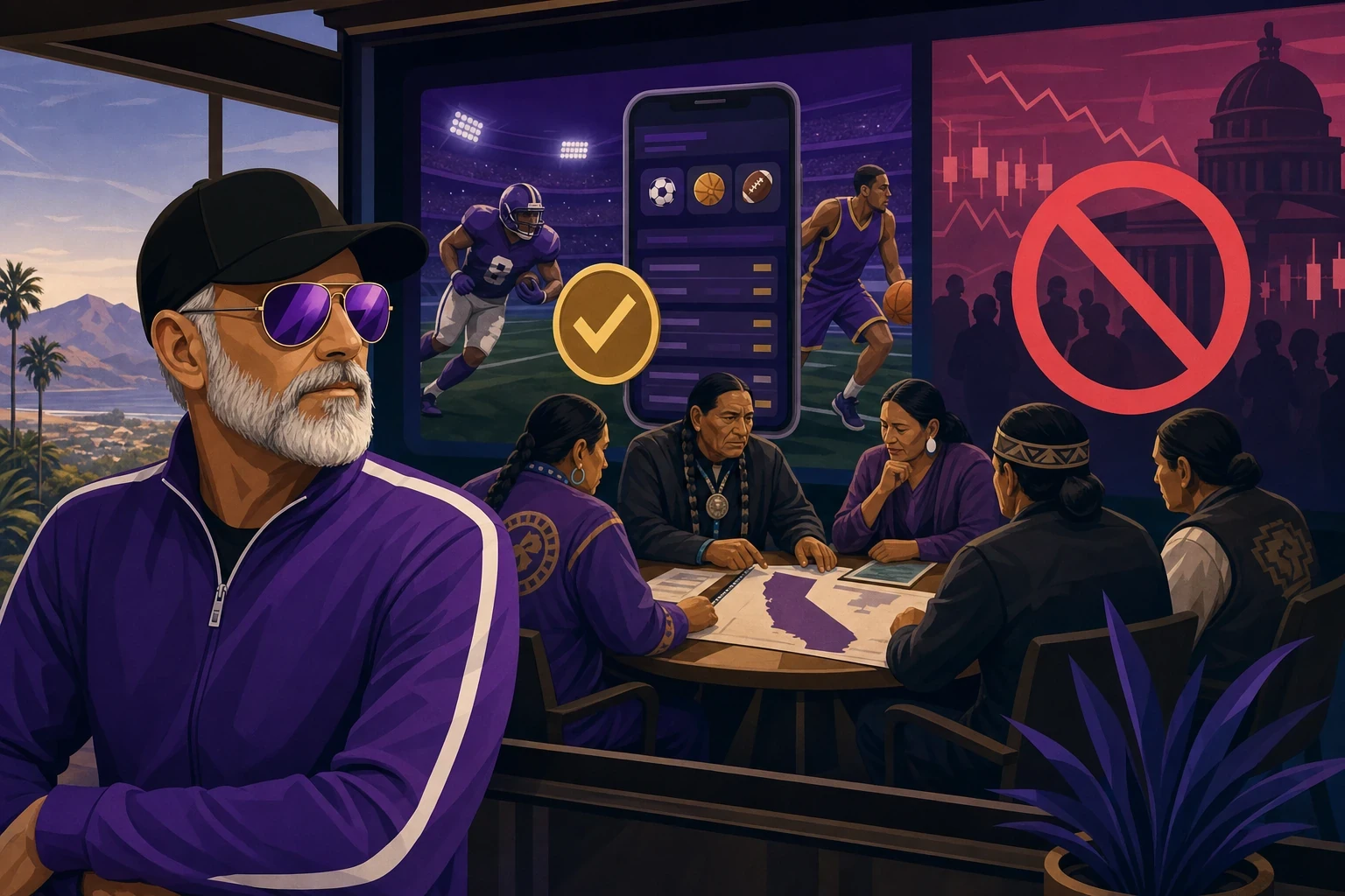 California Tribes Plan 2028 Initiative to Legalize Online Sports Betting and Deliver Ban on Prediction Markets