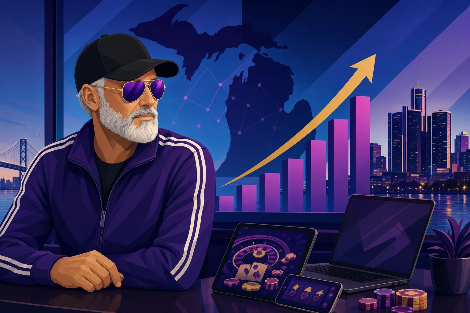 Michigan Online Gaming Gross Receipts Hit $346.13 Million in July With iGaming Driving Growth