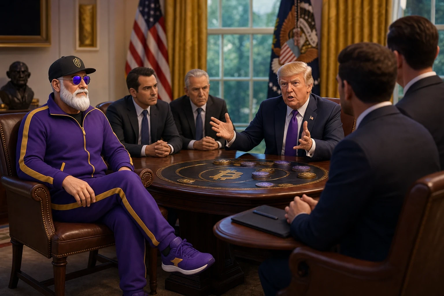 Trump Urges Passage of Clarity Act in White House Crypto Meeting as Prediction Market Firms Are Excluded