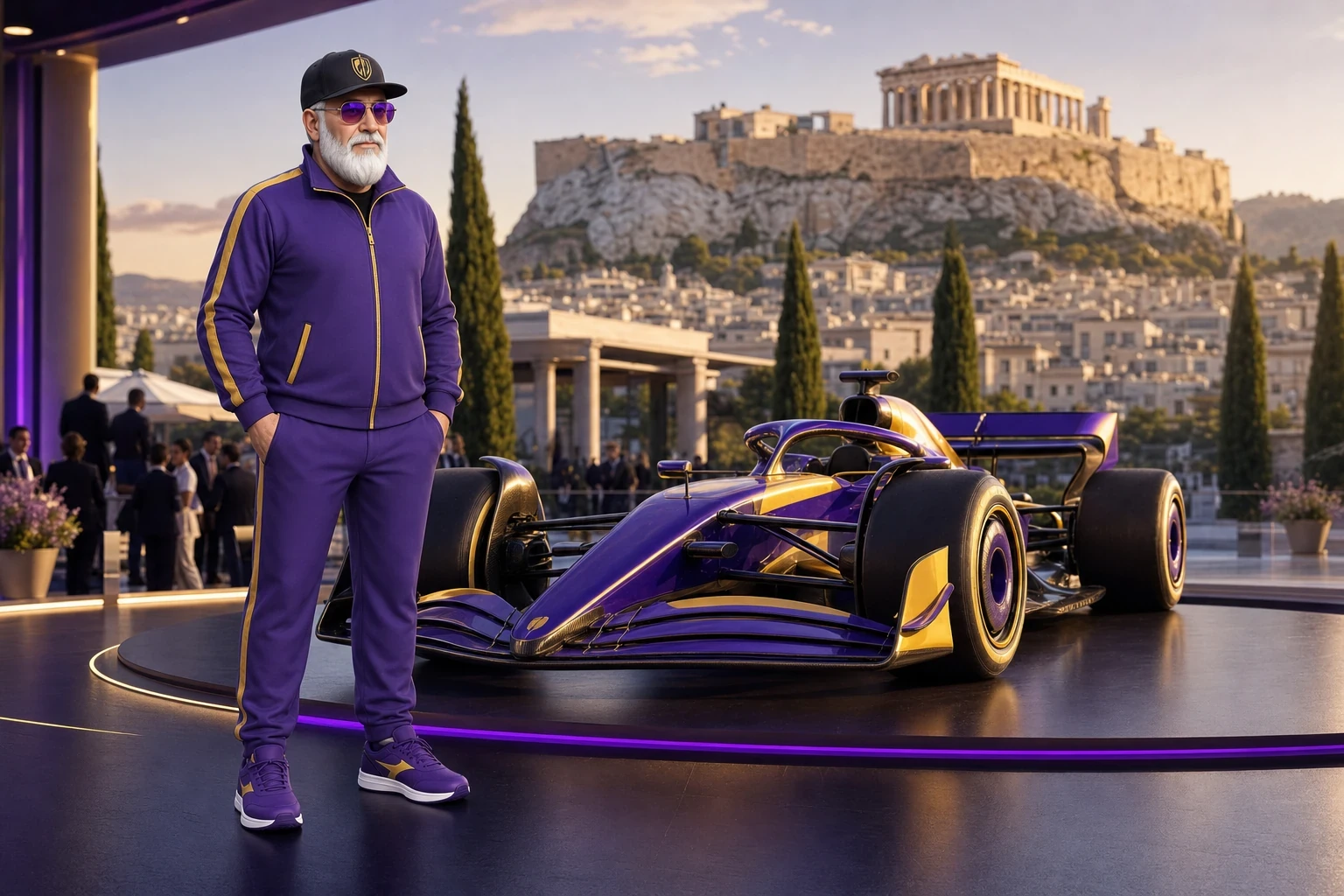 Allwyn McLaren Racing Live Event Series Opens in Athens with 2025 Championship Car