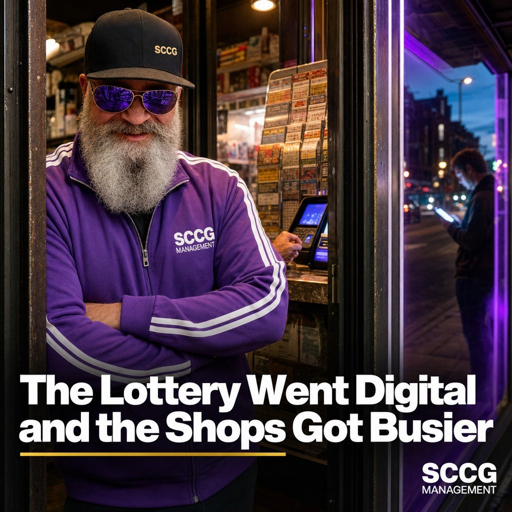 The Lottery Went Digital and the Shops Got Busier