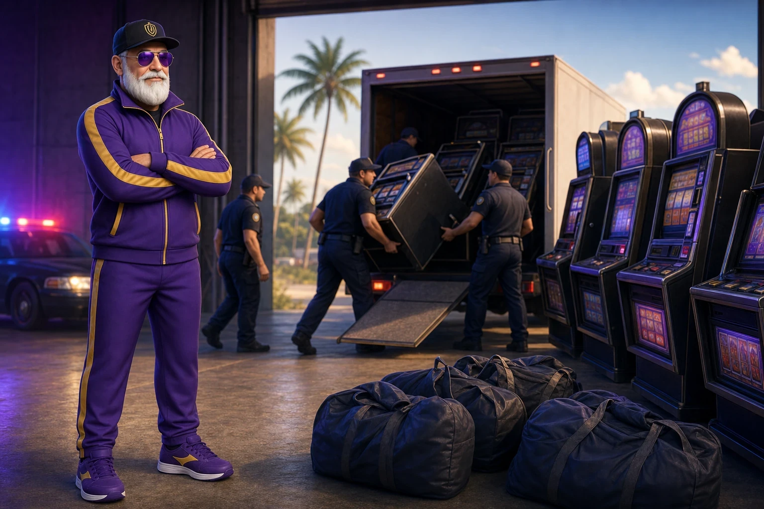 Sarasota County Authorities Seize Dozens of Illegal Slot Machines in Coordinated Florida Raids