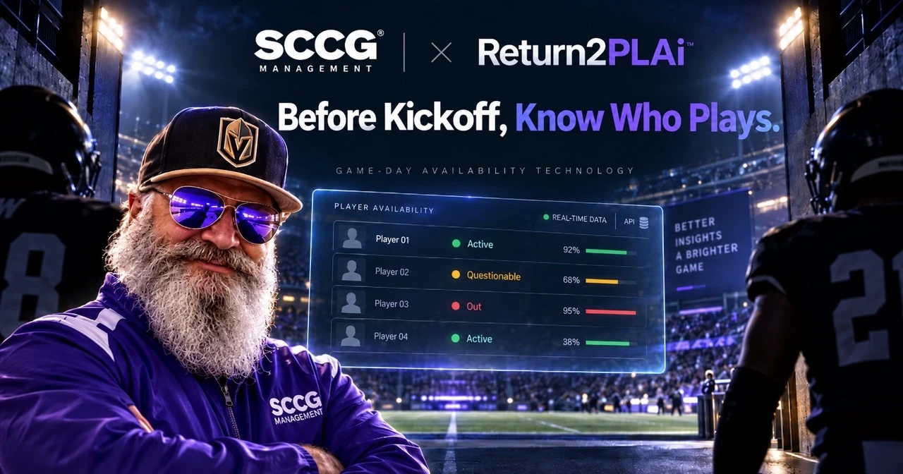 SCCG Management Adds Return2PLAi Game-Day Availability Technology
