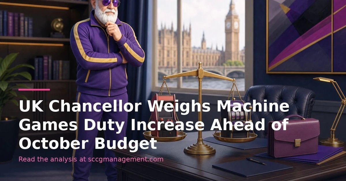UK Treasury considers higher machine games duty ahead of October budget