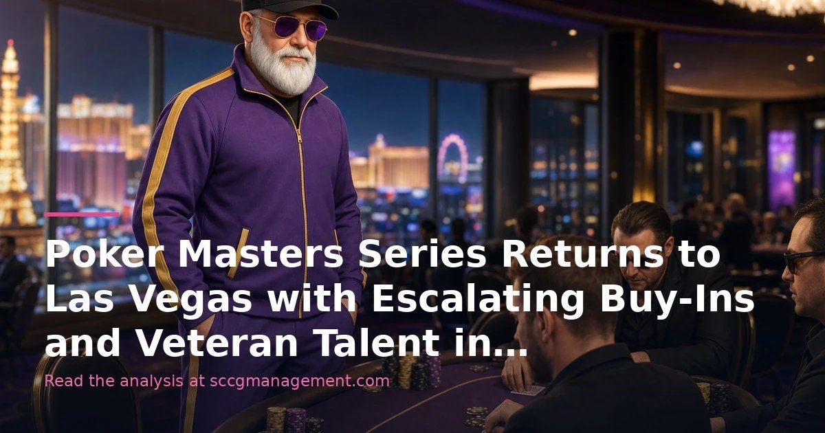 Poker Masters Series Returns to Las Vegas with Escalating Buy-Ins and Veteran Talent in Spotlight