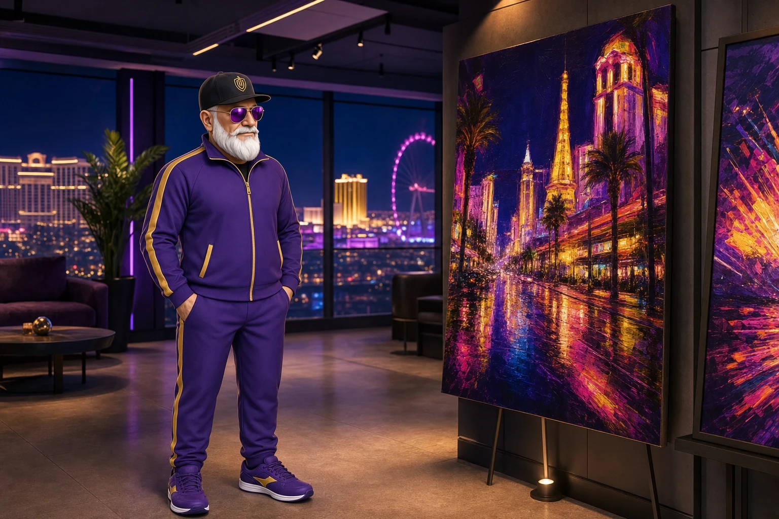 Las Vegas Artist Jerry Misko Brings His Work to SCCG’s Open Office and G2E Party
