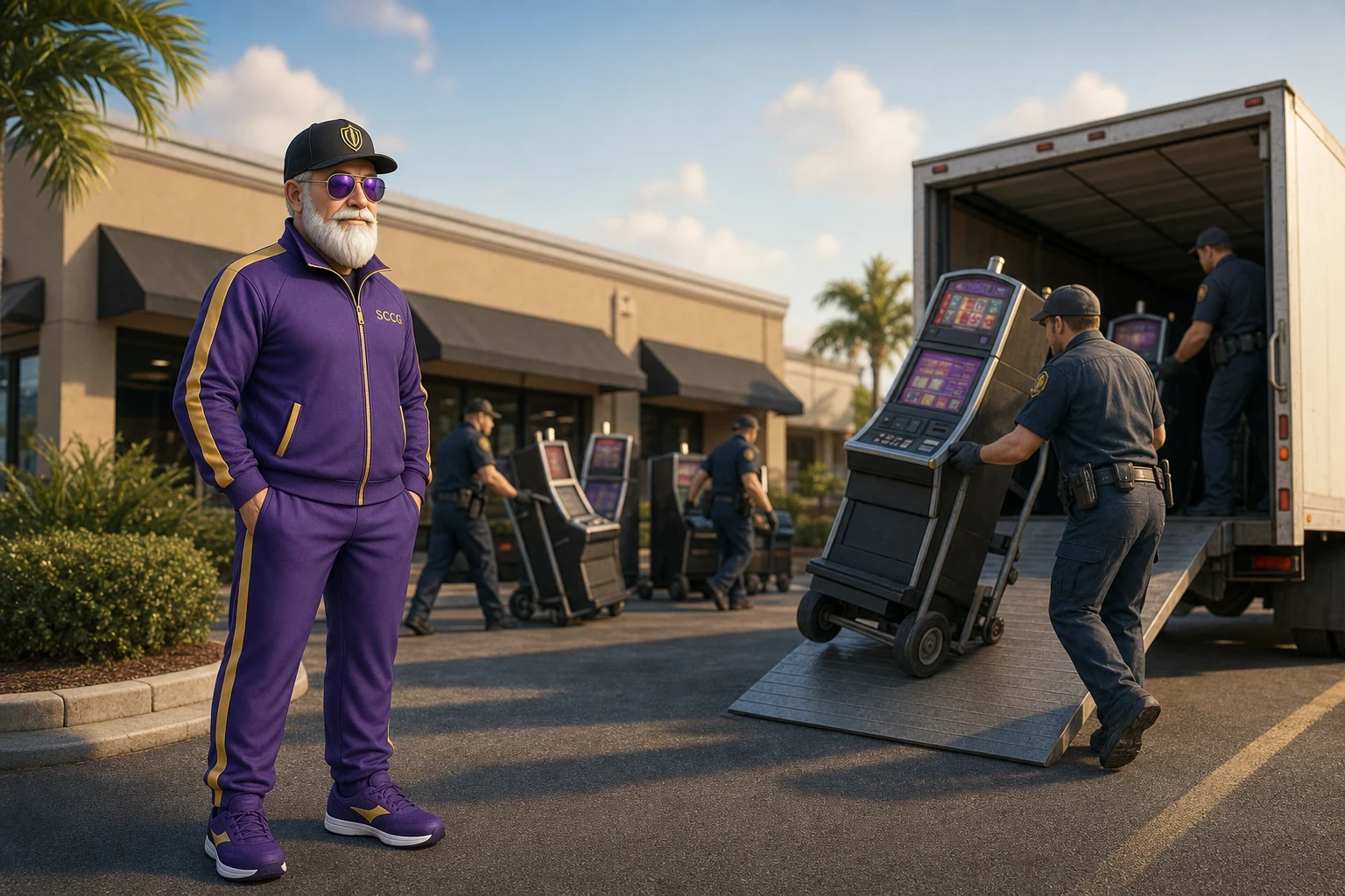 Sarasota County Authorities Raid Three Englewood Businesses and Seize 164 Illegal Slot Machines