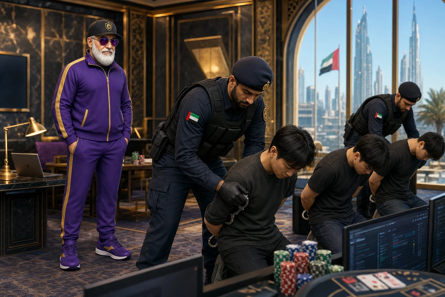 South Korean Nationals Arrested in UAE for Operating $2.3 Billion Illegal Gambling Ring