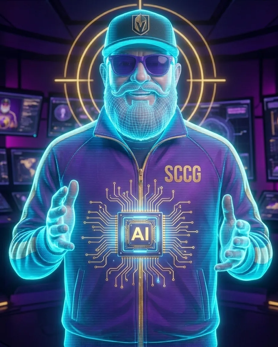Steve as the SCCG intelligence hologram