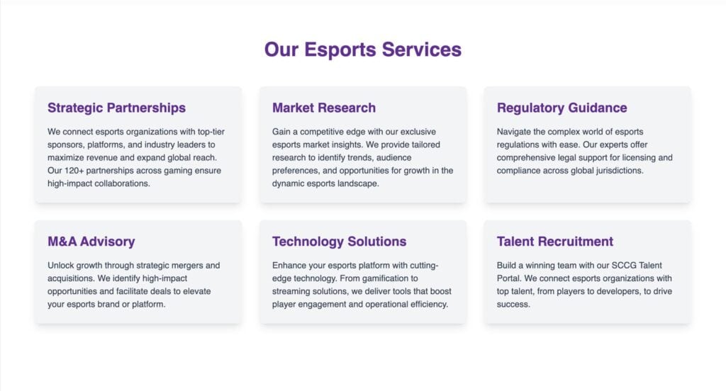 Esports Consulting