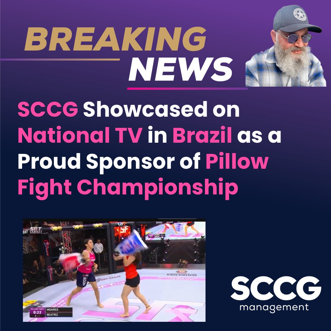 SCCG Showcased on National TV in Brazil as a Proud Sponsor of PFC Pillow Fight Championship: A Night of Thrilling Action for Breast Cancer Awareness