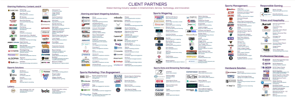 SCCG Management iGaming Client Partners
