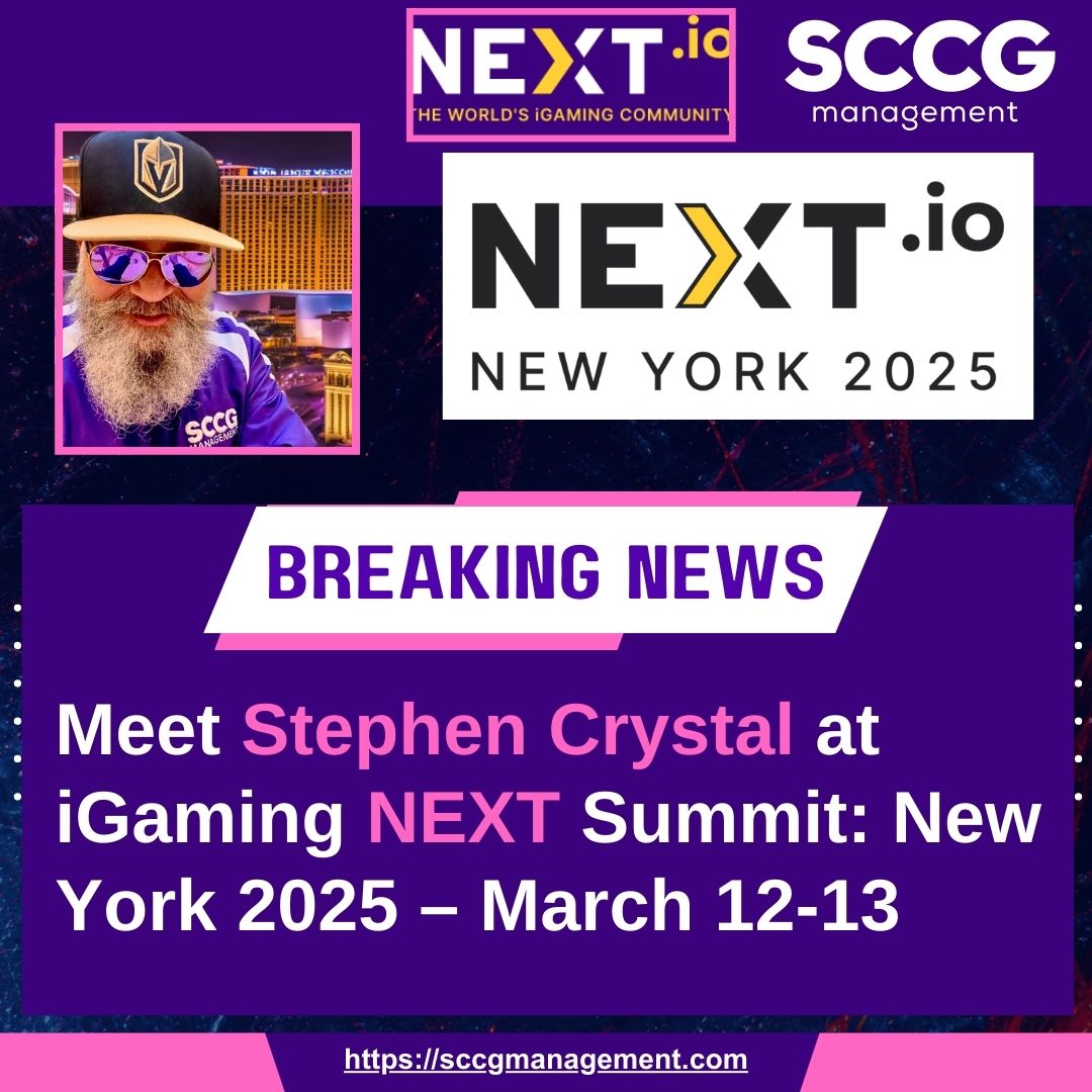 Meet with SCCG at iGaming NEXT 2025