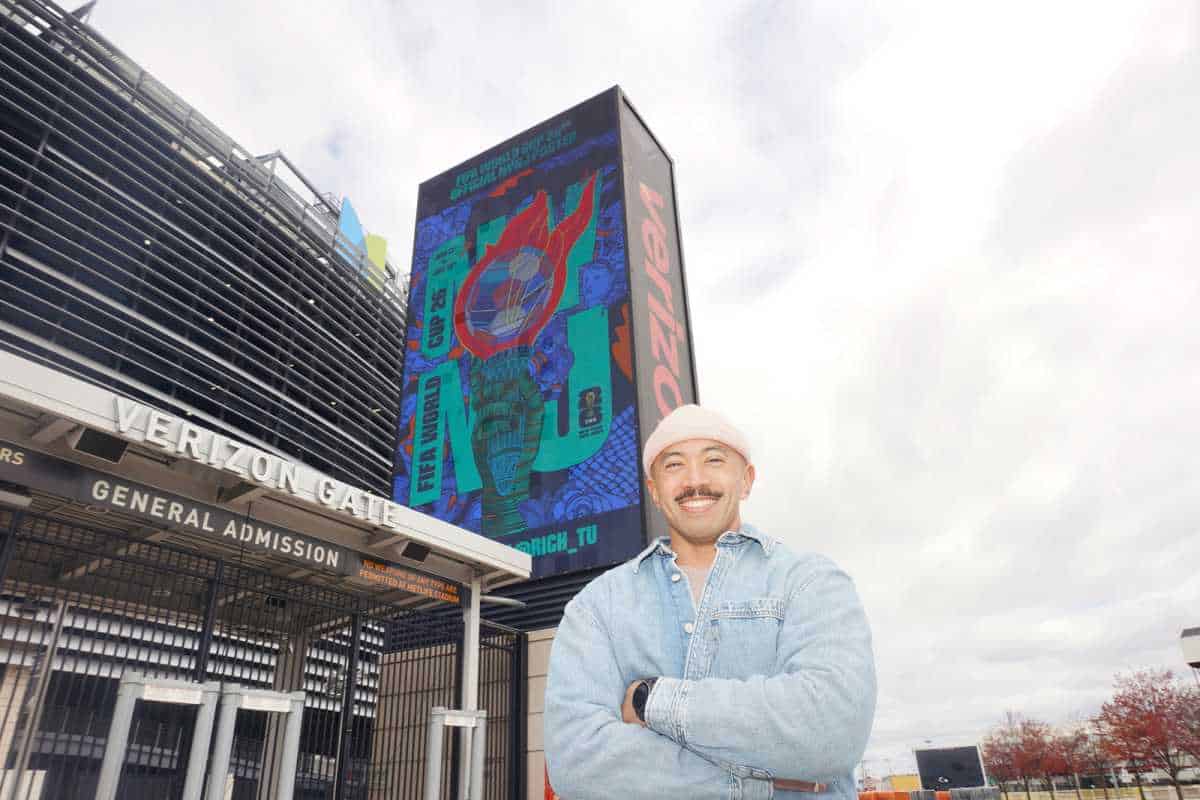 Rich Tu brings New York and New Jersey to life in official 2026 World Cup poster | amNewYork