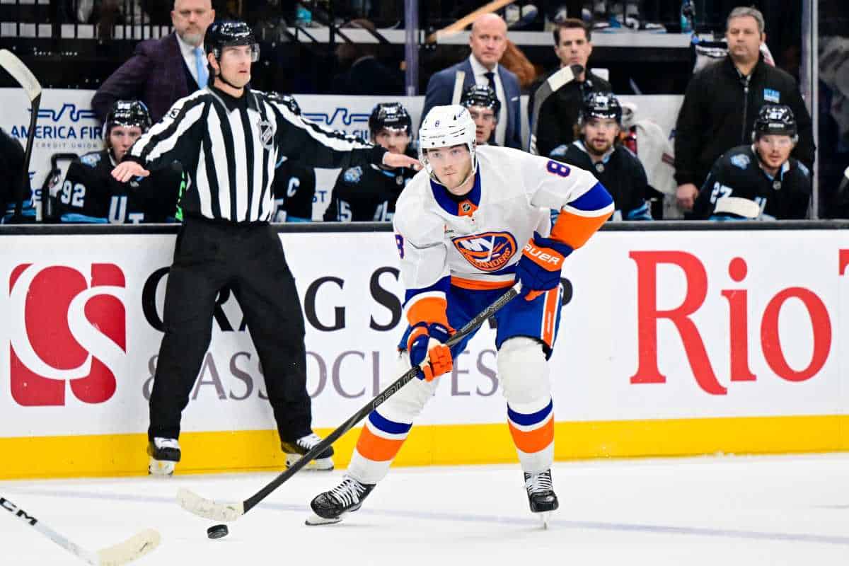 Noah Dobson et Mathieu Darche commentent l'échange phare des Islanders ...