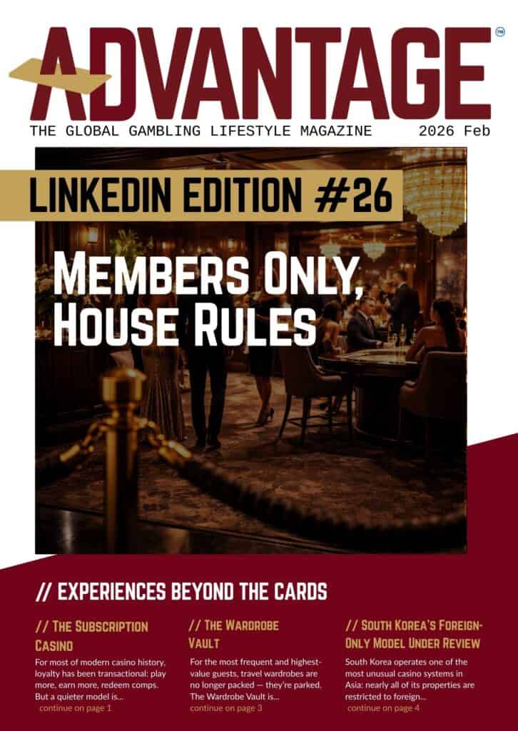 ADVANTAGE - The Global Gambling Lifestyle Magazine - Updated 2026!
