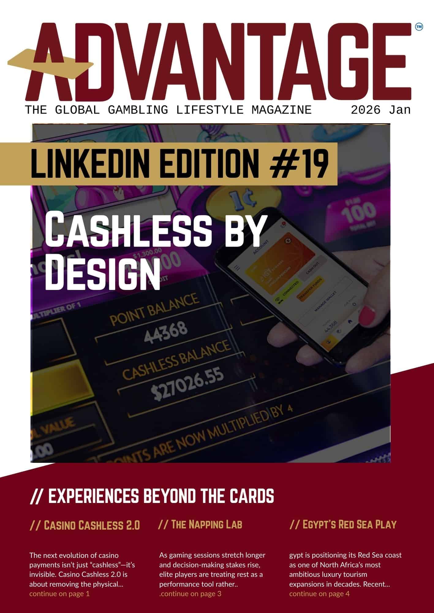 ADVANTAGE – The Global Gambling Lifestyle Magazine – Updated 2026!