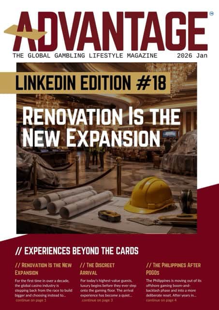 ADVANTAGE - The Global Gambling Lifestyle Magazine - Updated 2026!