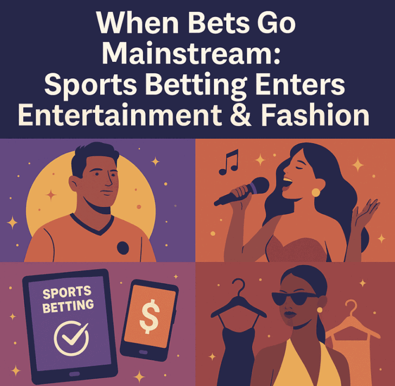 When Bets Go Mainstream: Sports Betting Enters Entertainment & Fashion