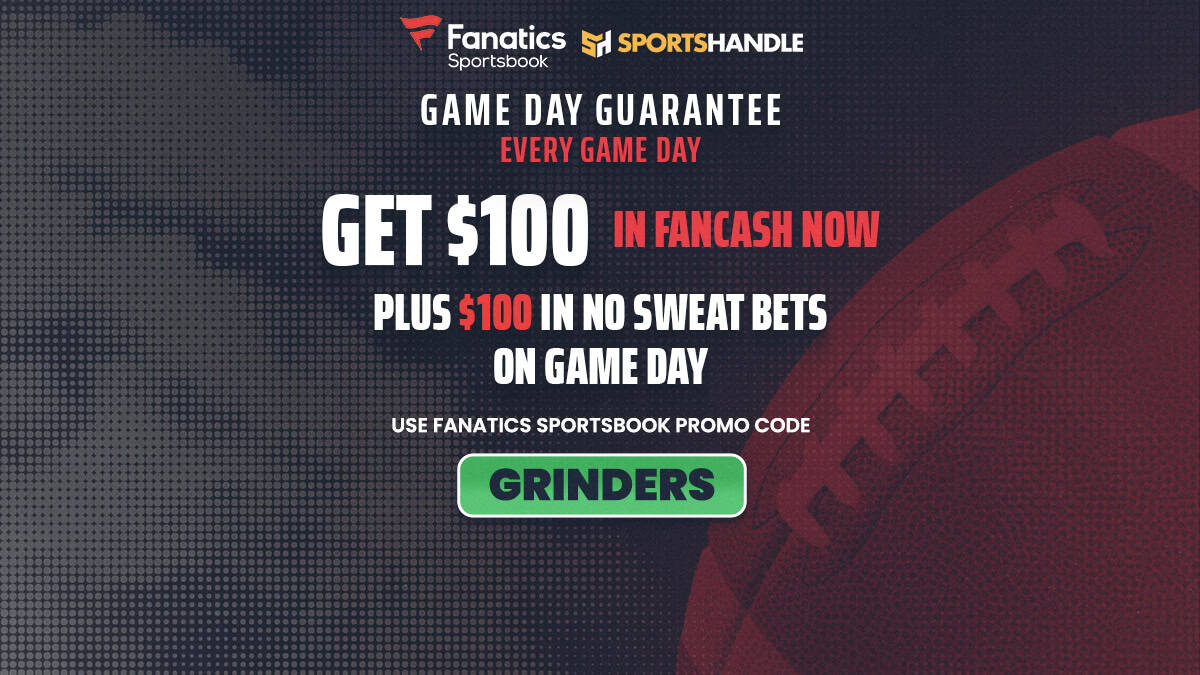 Fanatics Sportsbook Promo Code GRINDERS: Collect $100 in FanCash + $100 NFL No Sweat Bet for Lions vs. Ravens MNF