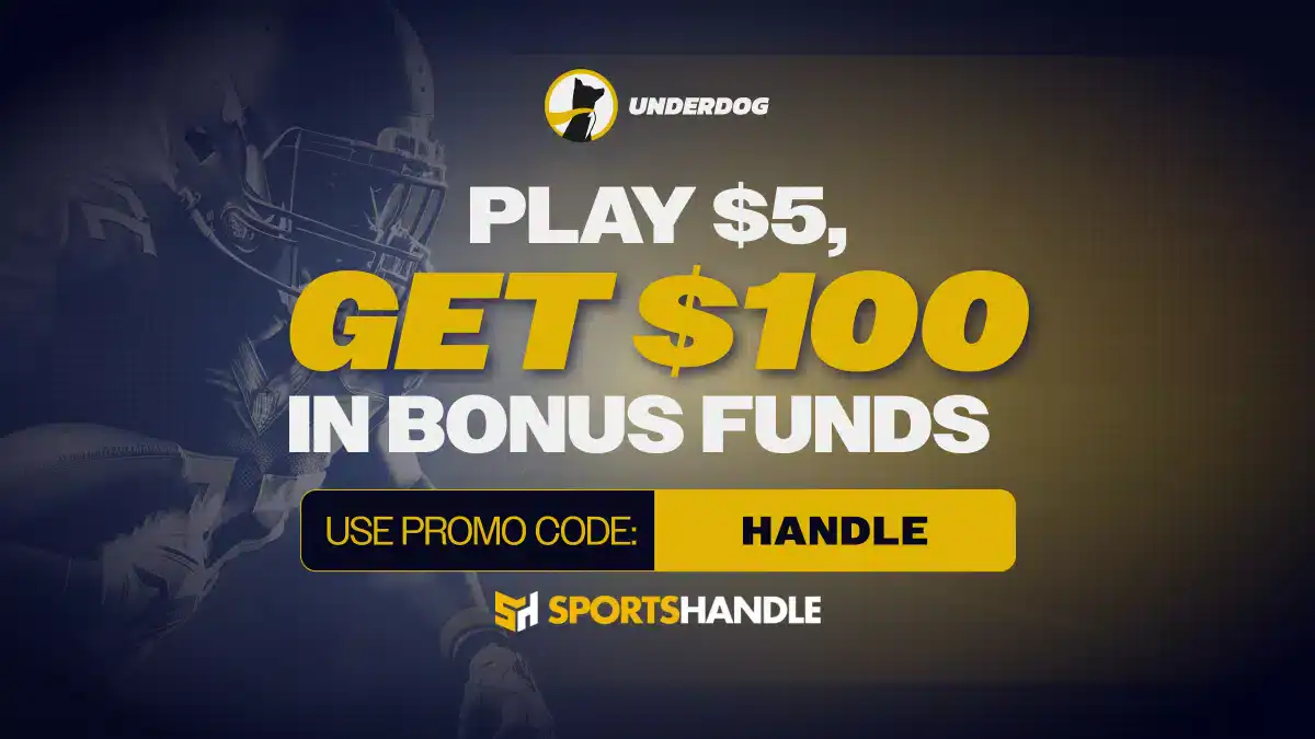 Underdog Promo Code HANDLE: $100 Bonus for Week 8 NFL