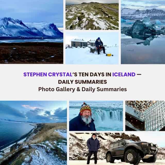 Stephen Crystals Ten Days in Iceland — Daily Summaries Medium
