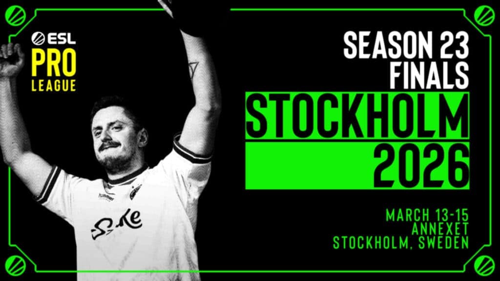 ESL Pro League Season 23 Finals Set for Return to Stockholm in Pursuit of $1 Million Grand Slam