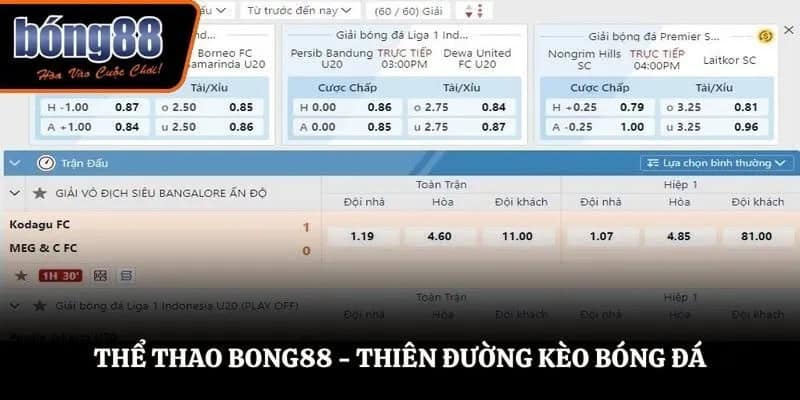 Thể thao Bong88 – Không gian theo dõi trận đấu dành cho người chơi tỉnh táo - SolutionTipster