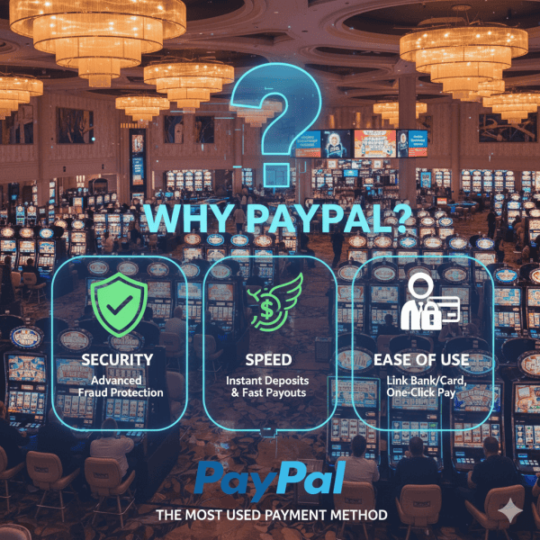 Why is PayPal the Most Used Payment Method in Online Casinos?