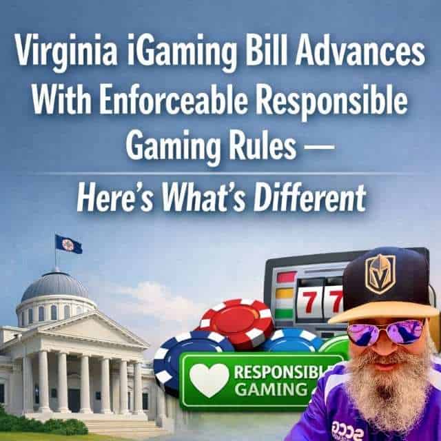 Virginia iGaming Bill Advances With Enforceable Responsible Gaming Rules — Here’s What’s Different