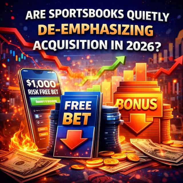 Are Sportsbooks Quietly De-Emphasizing Acquisition in 2026?