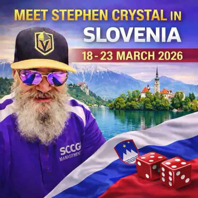 Meet Stephen Crystal in Slovenia: 18–23 March 2026