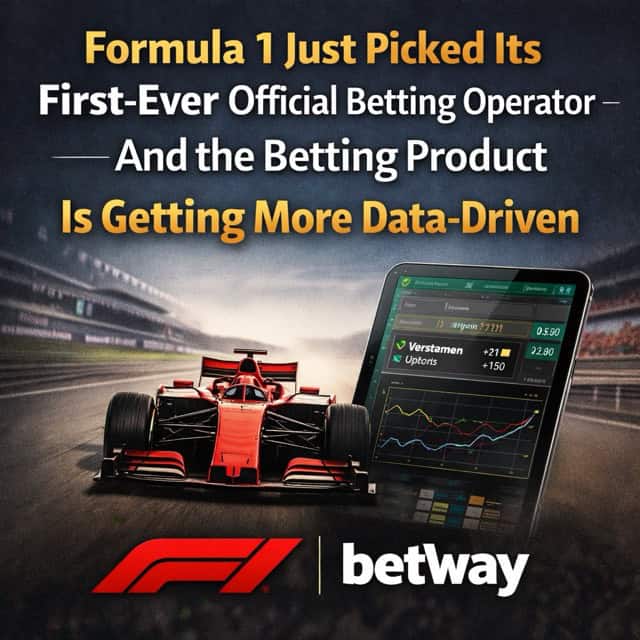 Formula 1 Just Picked Its First-Ever Official Betting Operator
